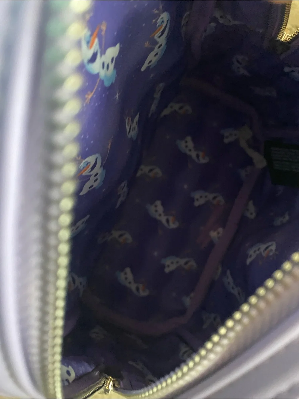 Frozen Castle Loungefly Disney backpack with tags